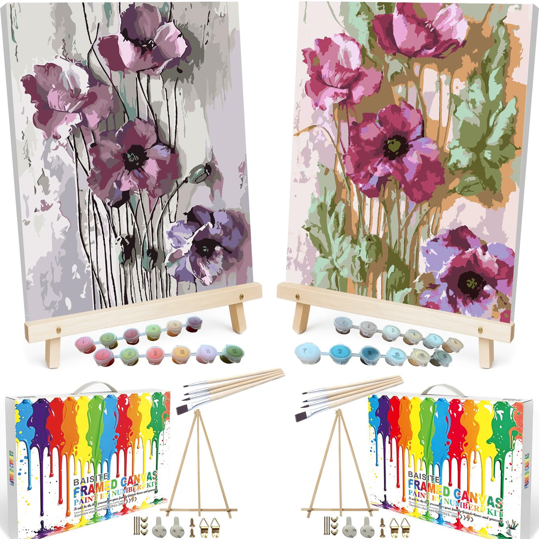 Paint by Numbers Kit for Adults,16" Lx20 W Canvas for Painting Kits for Adults in Colorful Box-Breathtaking Colorful Scenery 8481-Already Stretched on a Wooden Frame, TCoU Recommendations from Amazon Products