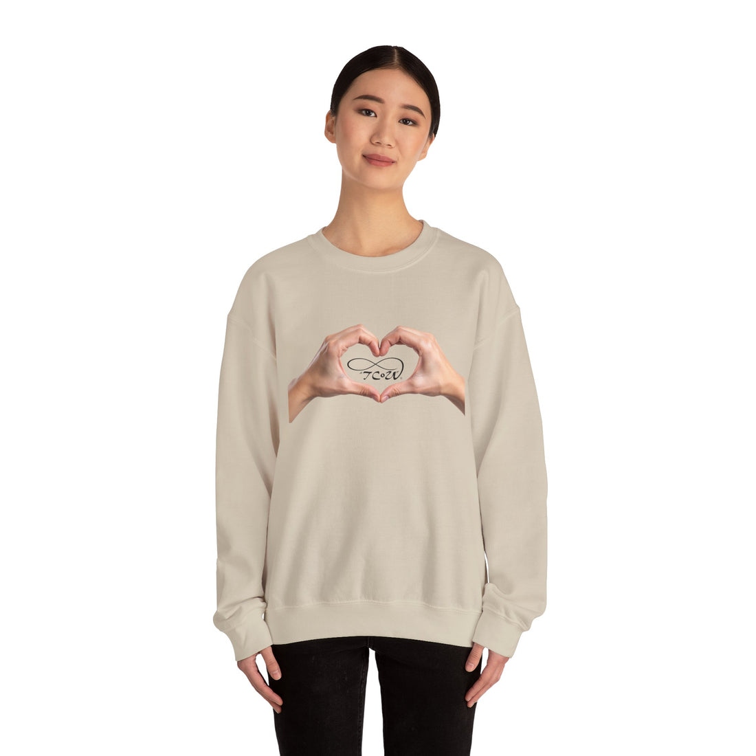 Crewneck Sweatshirt "I (heart) you" — Take Care of You