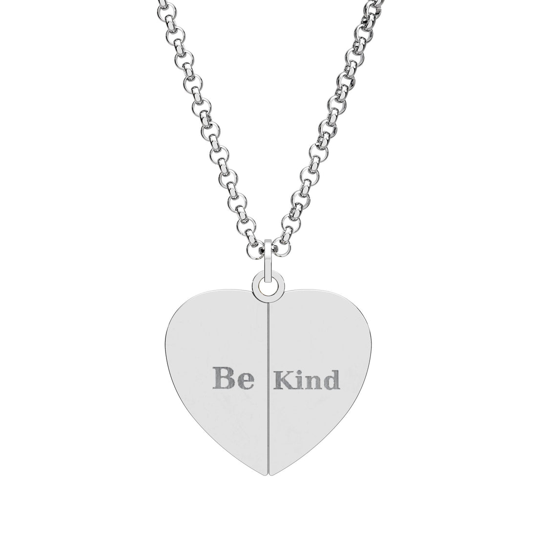 Necklace - Premium Jewelry: Hidden Message Heart Necklace (Engraving)