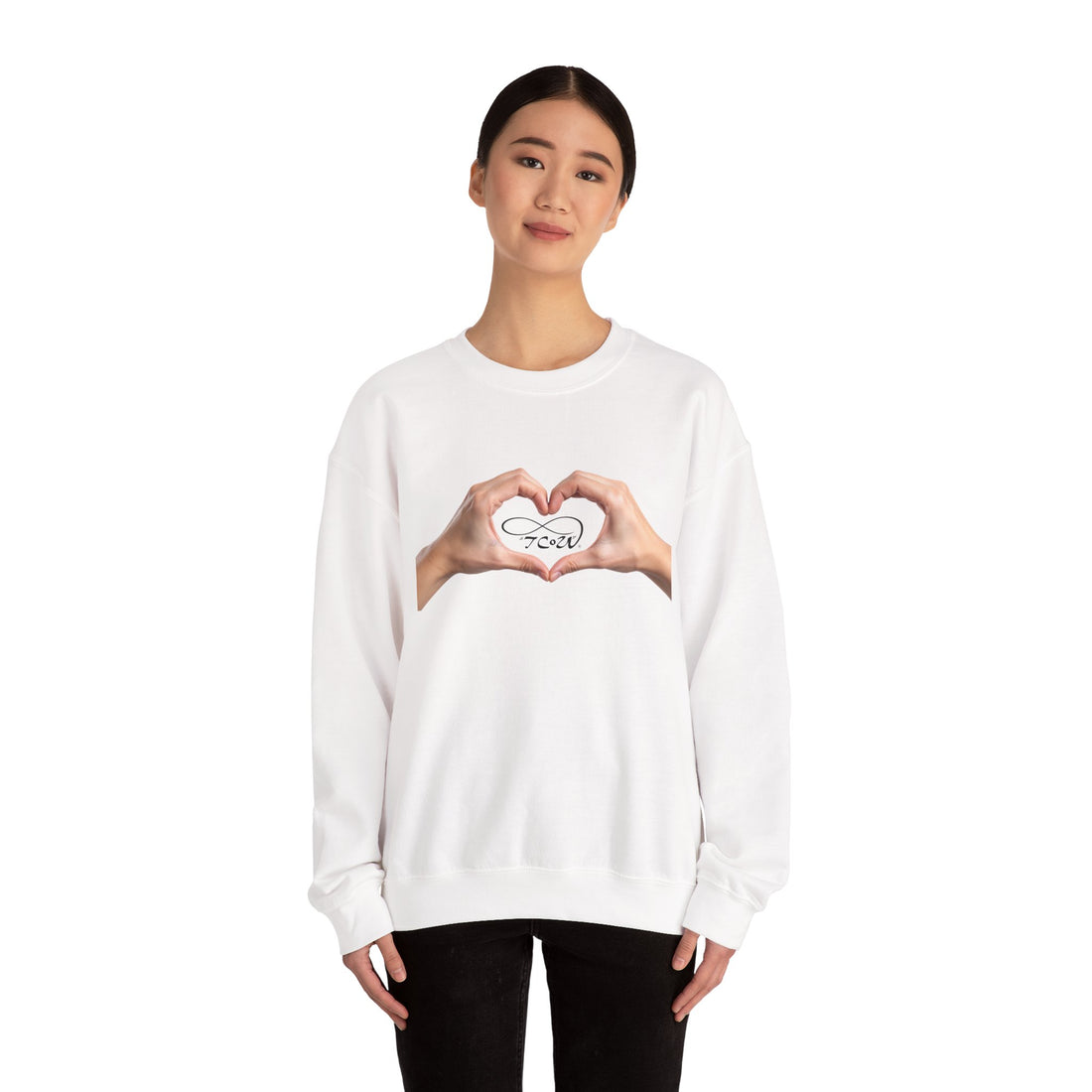 Crewneck Sweatshirt "I (heart) you" — Take Care of You