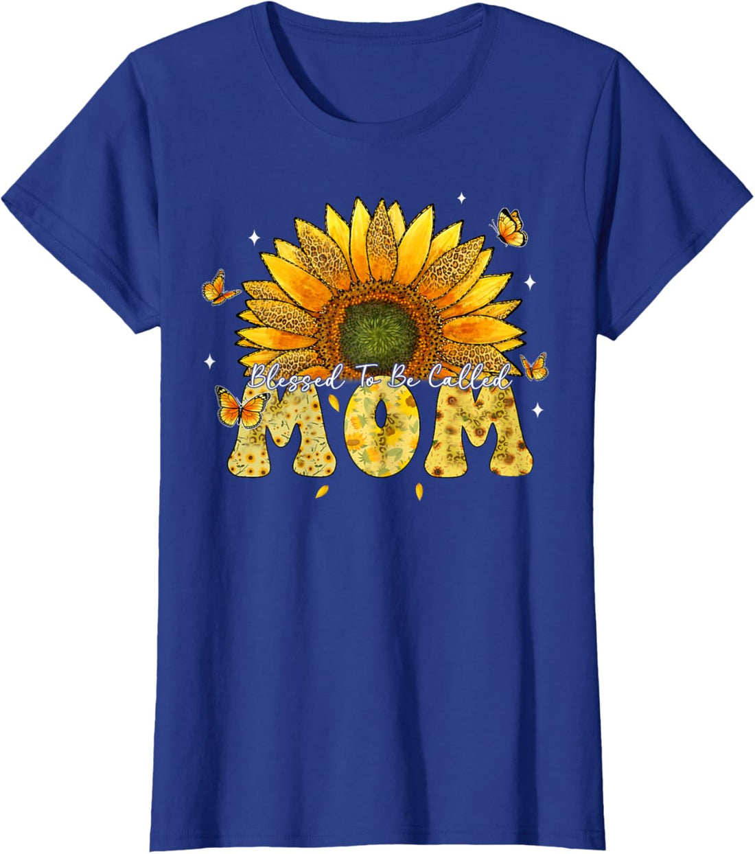 Mother's Day T-Shirt, Leopard Sunflower Blessed to Be Called Mom Cute Mother's Day T-Shirt, TCoU Recommendations from Amazon Products