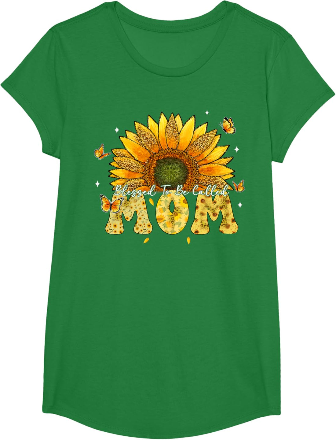 Mother's Day T-Shirt, Leopard Sunflower Blessed to Be Called Mom Cute Mother's Day T-Shirt, TCoU Recommendations from Amazon Products