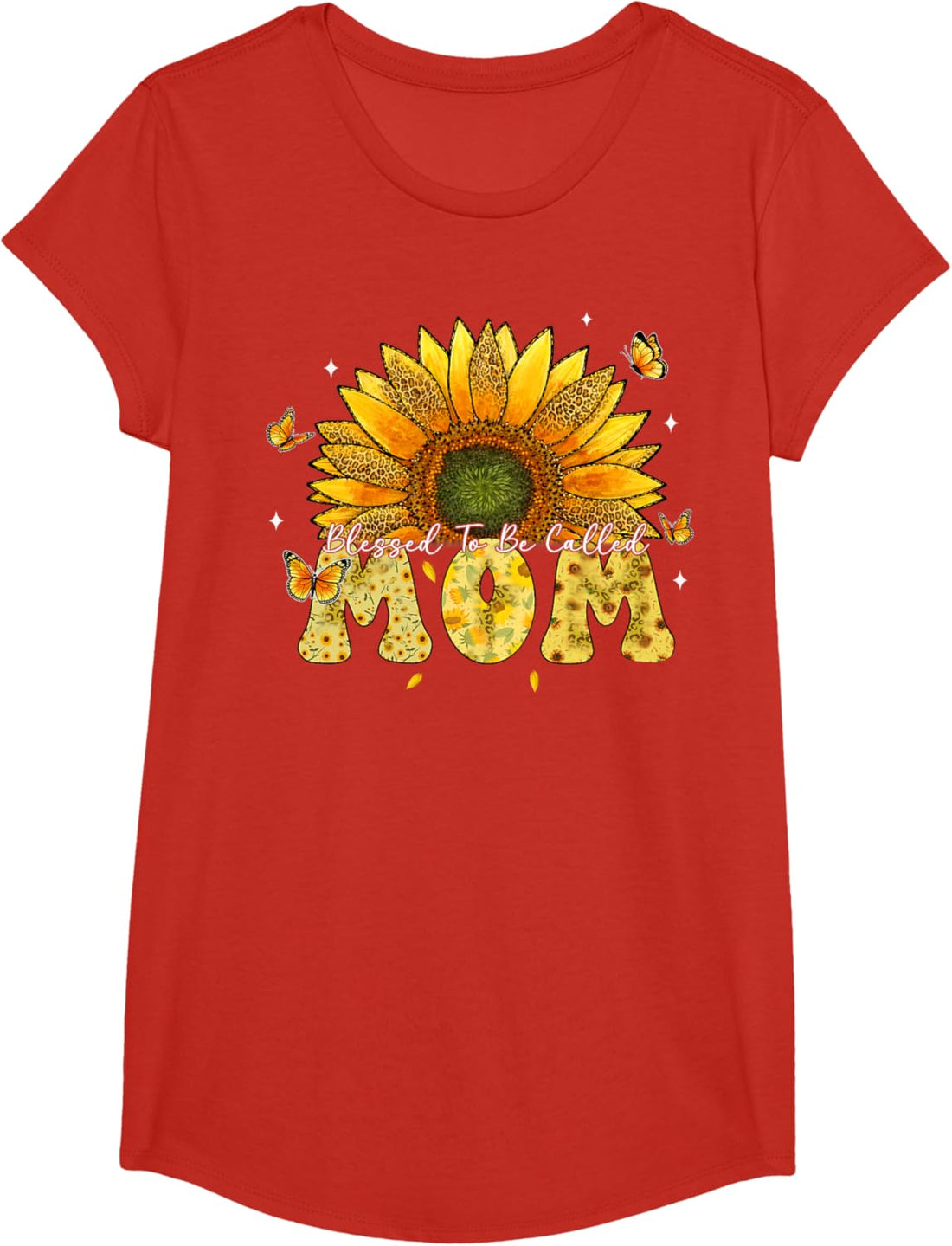 Mother's Day T-Shirt, Leopard Sunflower Blessed to Be Called Mom Cute Mother's Day T-Shirt, TCoU Recommendations from Amazon Products