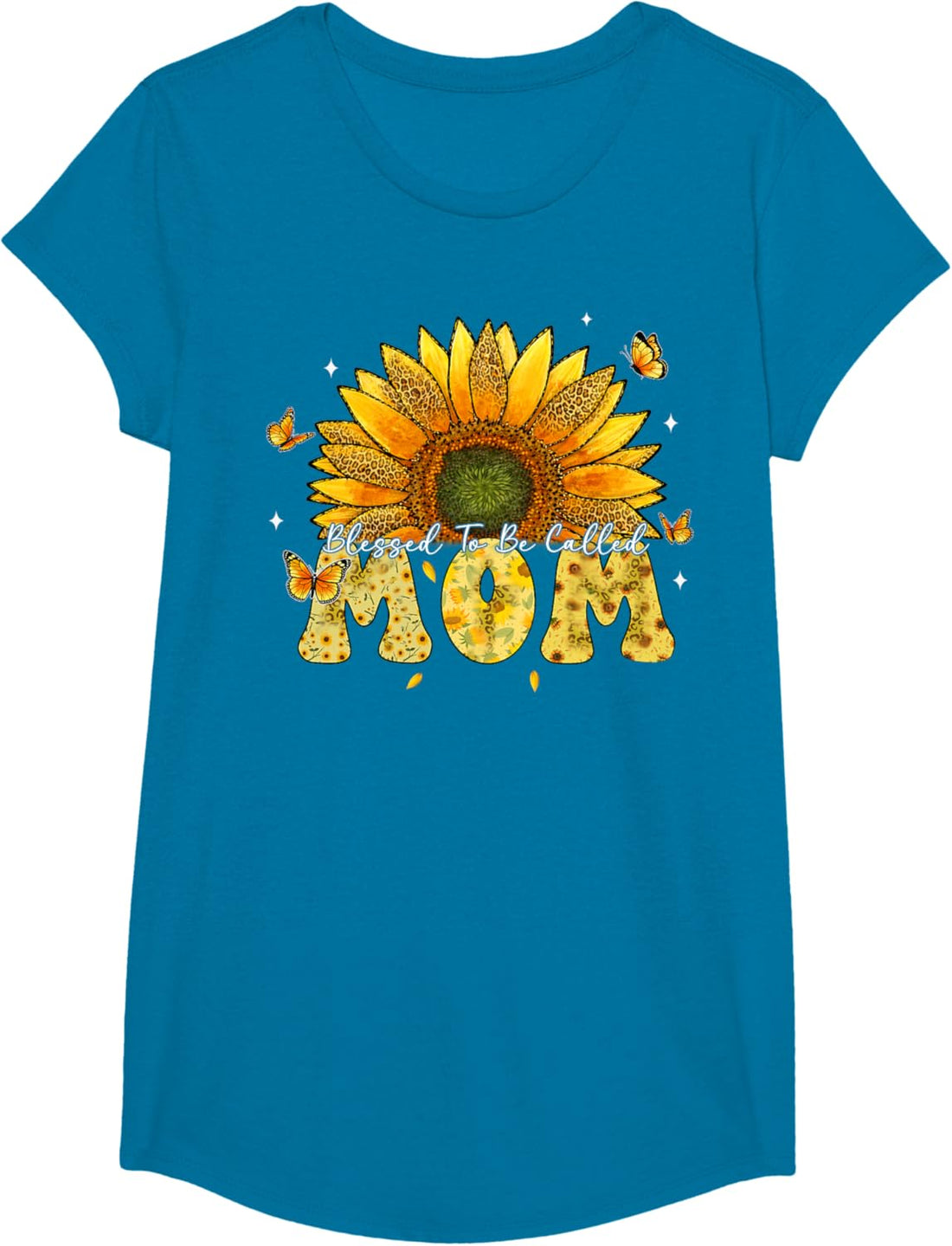 Mother's Day T-Shirt, Leopard Sunflower Blessed to Be Called Mom Cute Mother's Day T-Shirt, TCoU Recommendations from Amazon Products