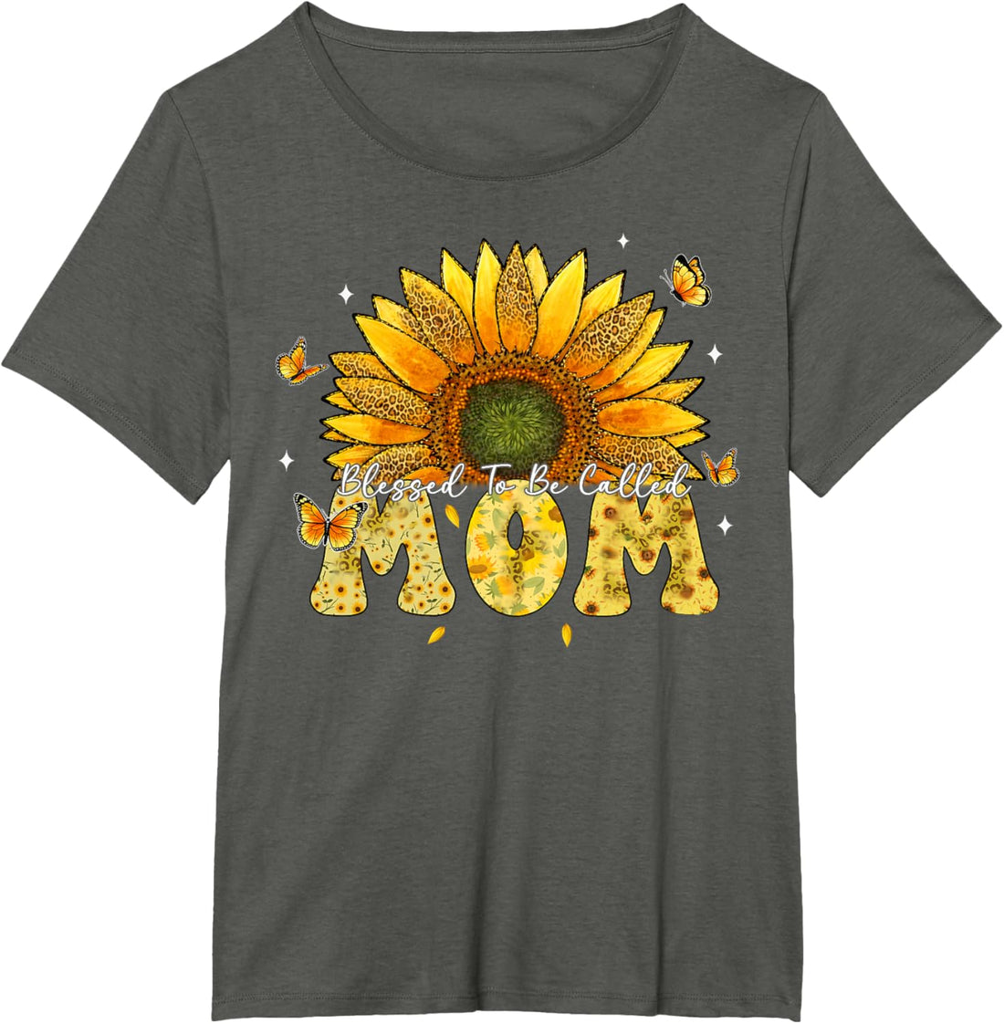 Mother's Day T-Shirt, Leopard Sunflower Blessed to Be Called Mom Cute Mother's Day T-Shirt, TCoU Recommendations from Amazon Products