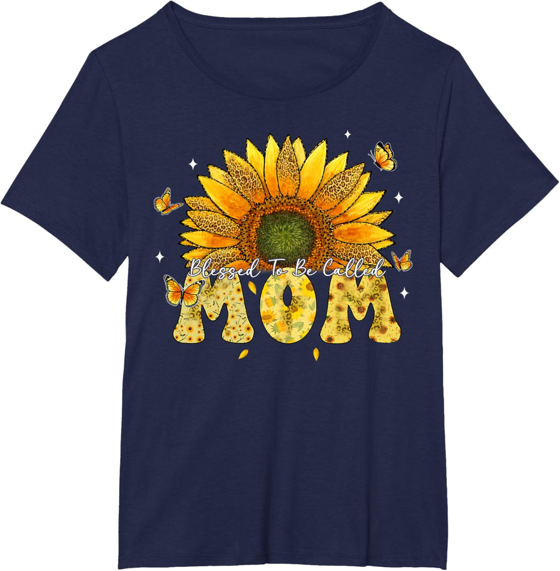 Mother's Day T-Shirt, Leopard Sunflower Blessed to Be Called Mom Cute Mother's Day T-Shirt, TCoU Recommendations from Amazon Products