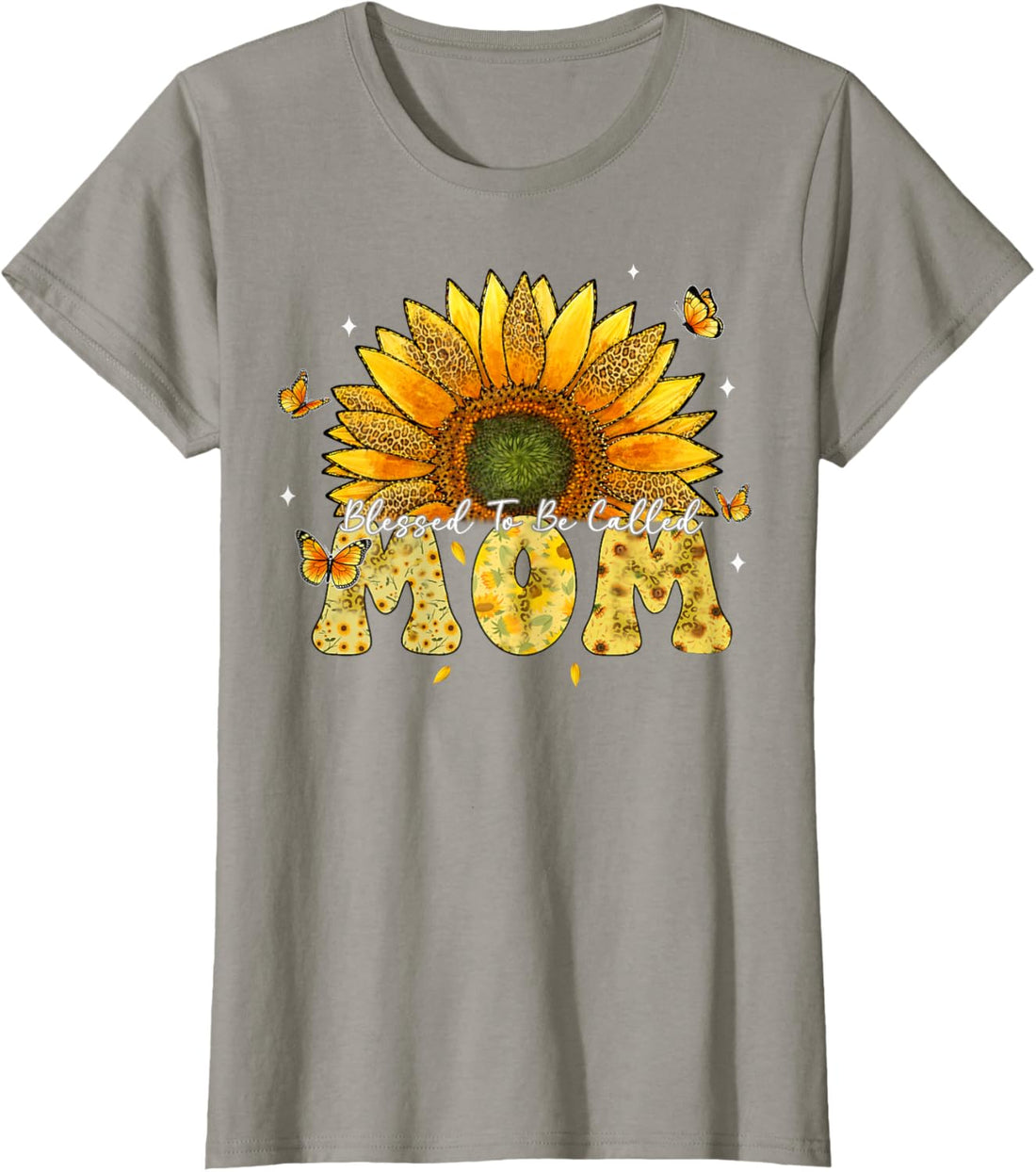Mother's Day T-Shirt, Leopard Sunflower Blessed to Be Called Mom Cute Mother's Day T-Shirt, TCoU Recommendations from Amazon Products