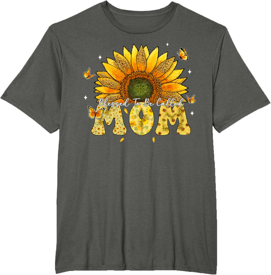 Mother's Day T-Shirt, Leopard Sunflower Blessed to Be Called Mom Cute Mother's Day T-Shirt, TCoU Recommendations from Amazon Products