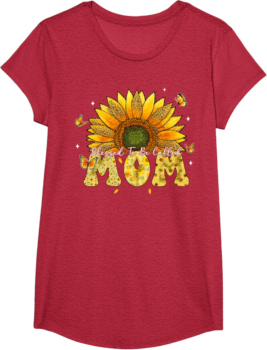 Mother's Day T-Shirt, Leopard Sunflower Blessed to Be Called Mom Cute Mother's Day T-Shirt, TCoU Recommendations from Amazon Products