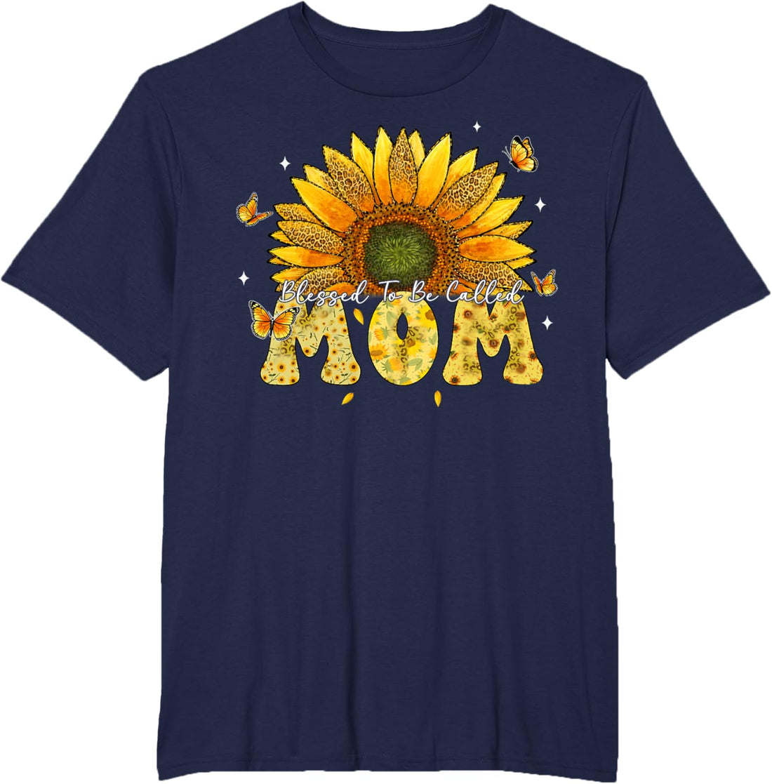 Mother's Day T-Shirt, Leopard Sunflower Blessed to Be Called Mom Cute Mother's Day T-Shirt, TCoU Recommendations from Amazon Products