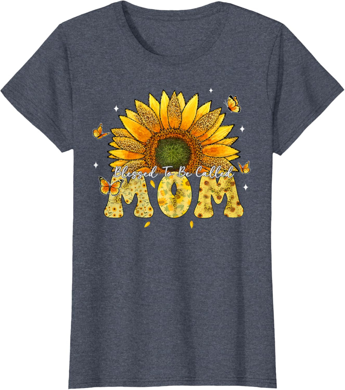 Mother's Day T-Shirt, Leopard Sunflower Blessed to Be Called Mom Cute Mother's Day T-Shirt, TCoU Recommendations from Amazon Products
