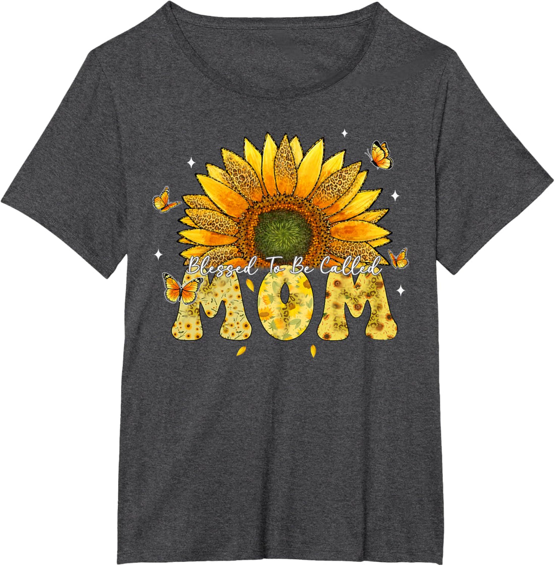 Mother's Day T-Shirt, Leopard Sunflower Blessed to Be Called Mom Cute Mother's Day T-Shirt, TCoU Recommendations from Amazon Products