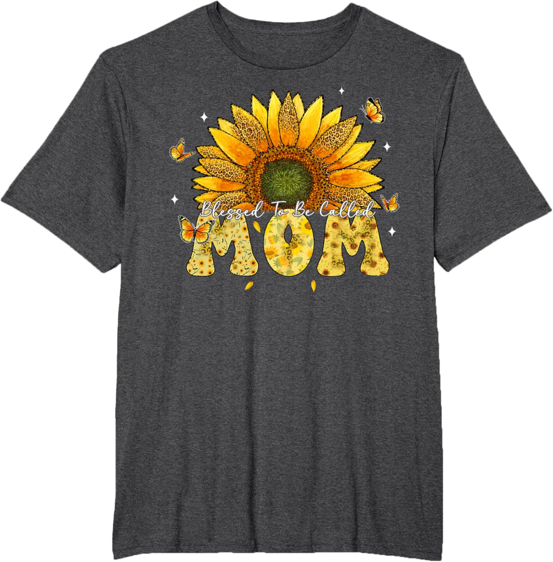 Mother's Day T-Shirt, Leopard Sunflower Blessed to Be Called Mom Cute Mother's Day T-Shirt, TCoU Recommendations from Amazon Products