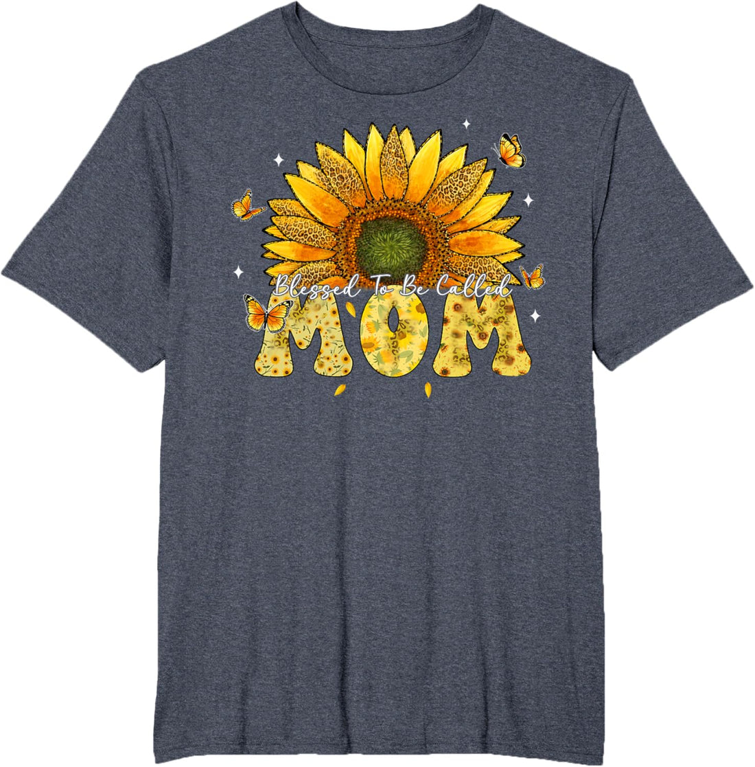 Mother's Day T-Shirt, Leopard Sunflower Blessed to Be Called Mom Cute Mother's Day T-Shirt, TCoU Recommendations from Amazon Products