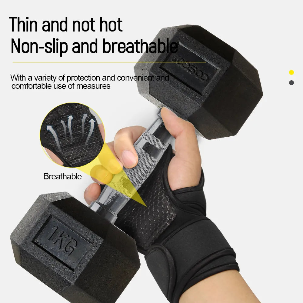Workout Gloves-Wrist Wraps, for unisex by NNEOBA