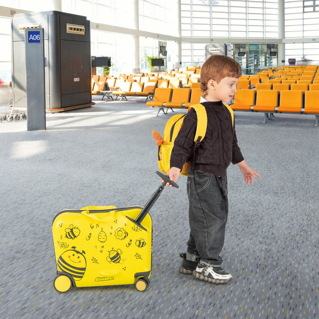 Kids Luggage Set -- 2 pieces with Spinner Wheels for Boys & Girls--ships from NNECW in Australia