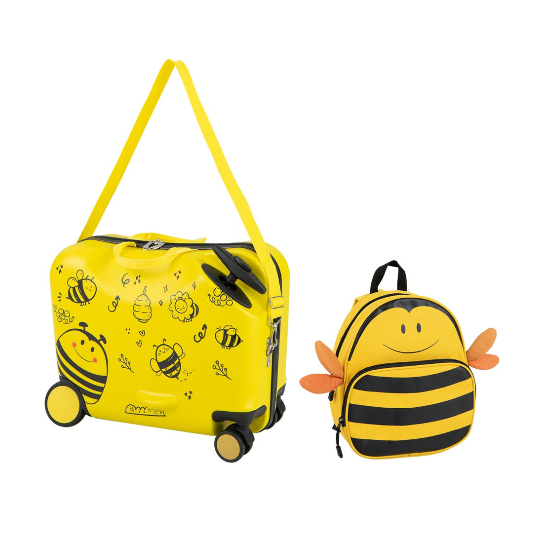 Kids Luggage Set -- 2 pieces with Spinner Wheels for Boys & Girls--ships from NNECW in Australia