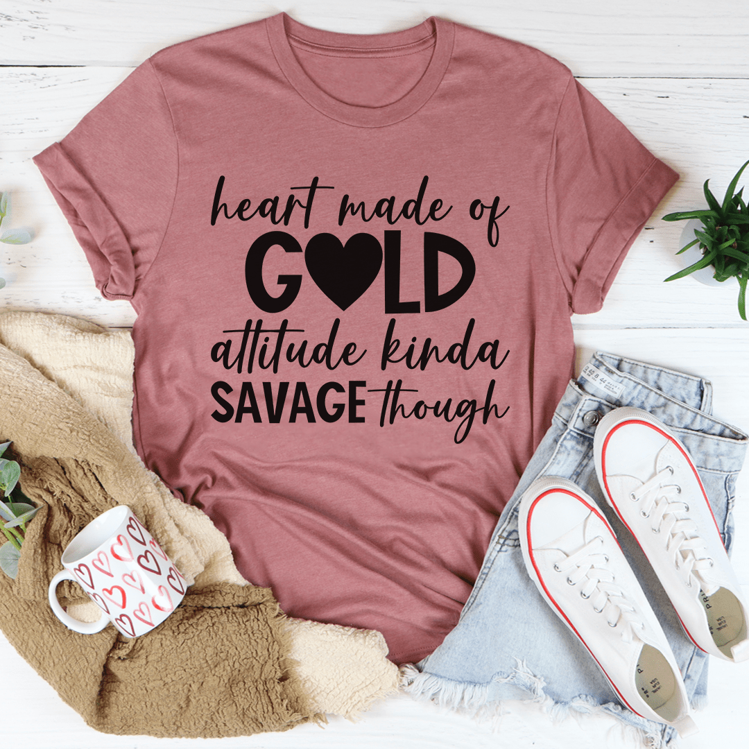 T-Shirt -- "Heart Made of Gold"