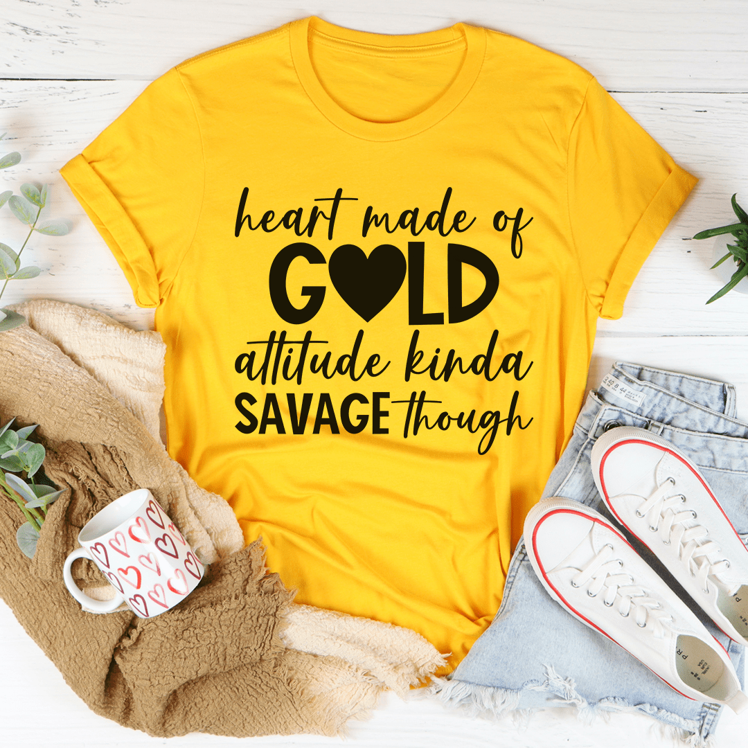 T-Shirt -- "Heart Made of Gold"