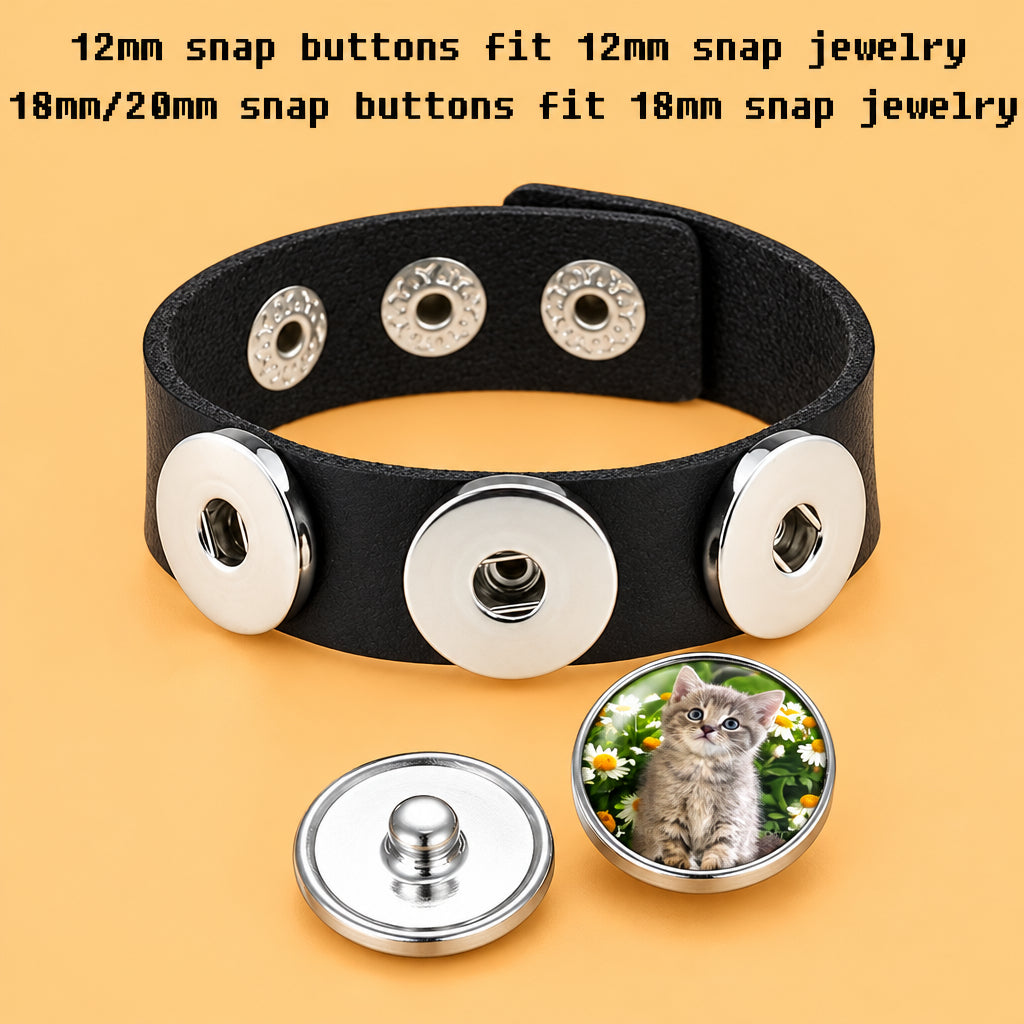 Snap Buttons - Buttons for snap jewelry- sets of 10 pcs each - Motivational Themes. sizes: 12mm/18mm/20mm snap buttons,WARNING: confirm snap jewelry button size, some jewelry may take multiple button sizes. PICK COLOR AND SIZE TO SEE SET CHOSEN.
